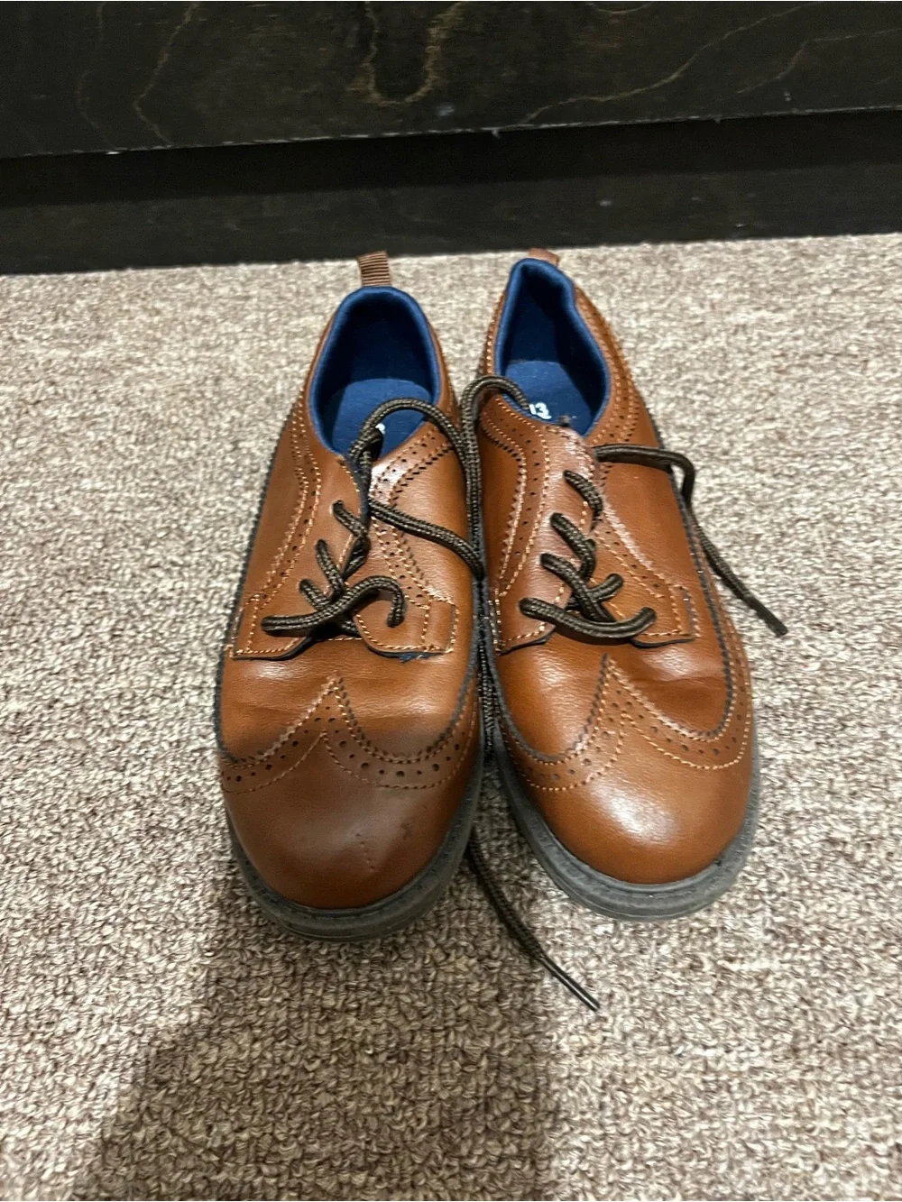 Carter's Brown Wingtip Dress Shoes for Kids